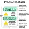 Signmission Safety Culture Sign, 7 in Width, Plastic, Rectangle, Bilingual OS-2PACK-SF-P-710-L-10817 - alternate 2